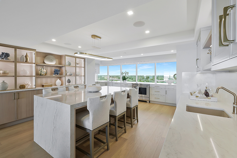 St. Pierre Kitchen remodel after - Diana Hall Interior Design Naples