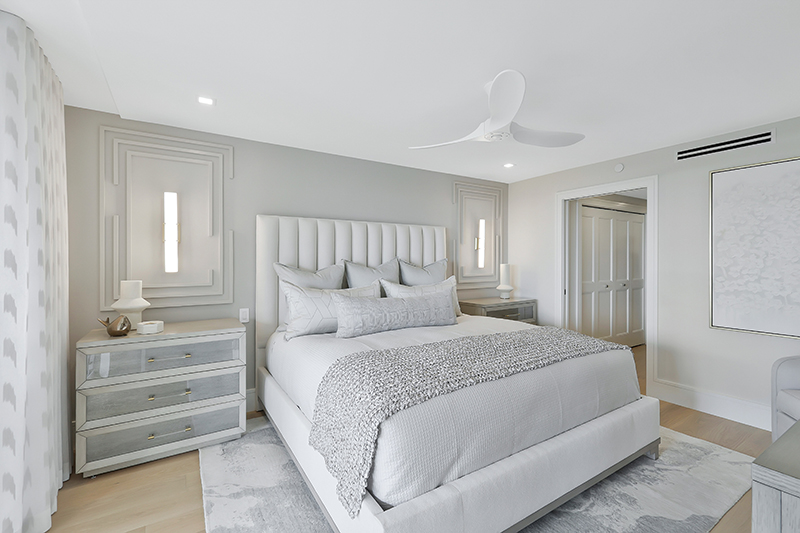 St. Pierre bedroom remodel after - Diana Hall Interior Design Naples