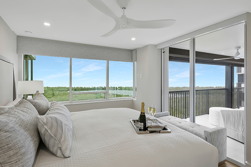 St. Pierre bedroom remodel after - Diana Hall Interior Design Naples