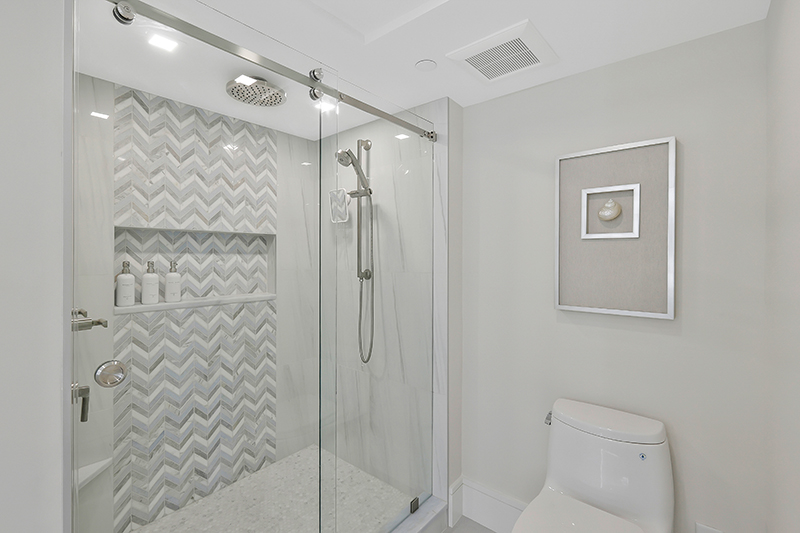 St. Pierre bathroom remodel after - Diana Hall Interior Design Naples