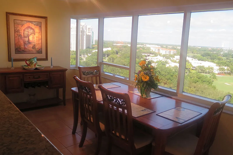 St. Pierre dining room remodel before - Diana Hall Interior Design Naples