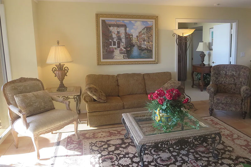 St. Pierre living room remodel before - Diana Hall Interior Design Naples