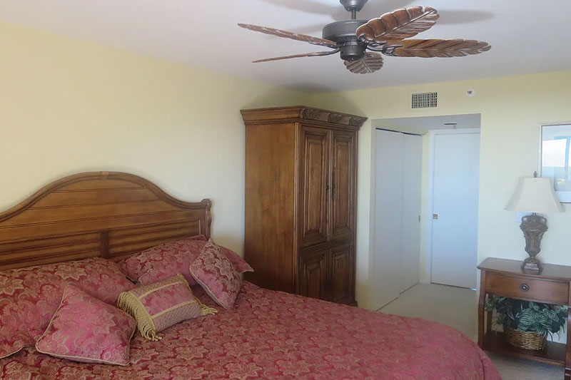 St. Pierre master bedroom remodel before - Diana Hall Interior Design Naples
