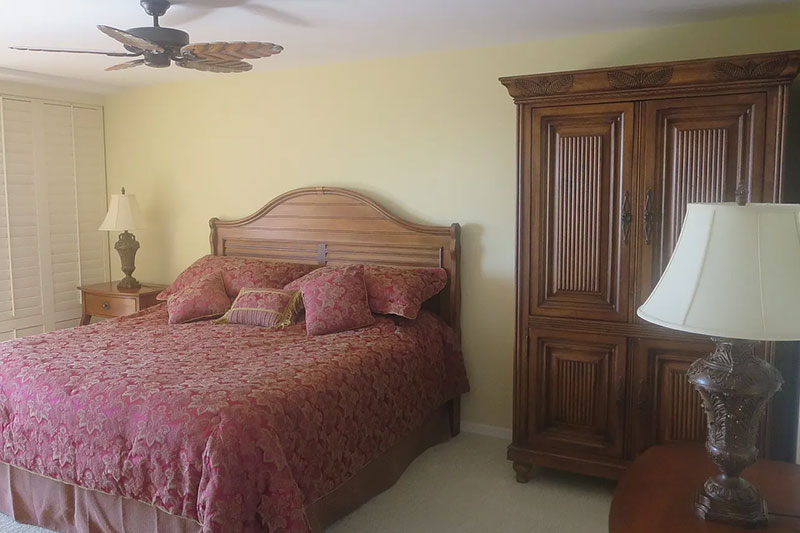 St. Pierre bedroom remodel before - Diana Hall Interior Design Naples