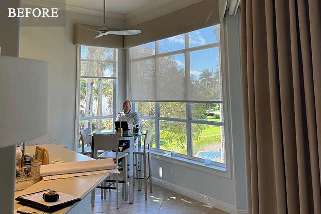 Monterosso kitchen redesign before - Diana Hall Interior Design Naples