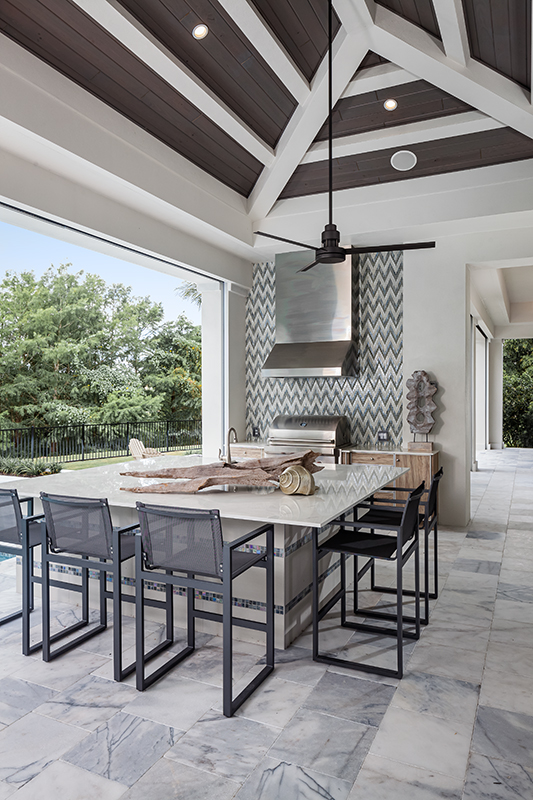 Calista Model Outdoor Kitchen Interior Design