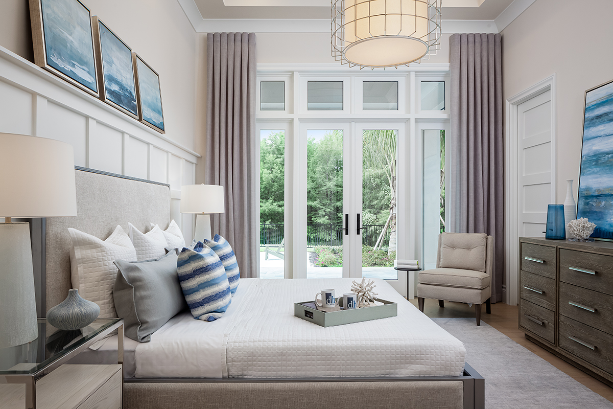 Calista Model Blue Guestroom Interior Design