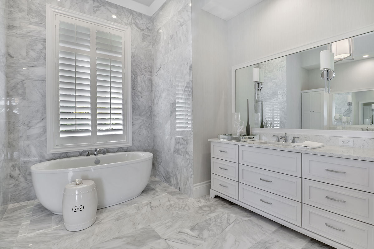 master bath interior design by Diana Hall Design