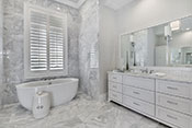 master bath interior design by Diana Hall Design