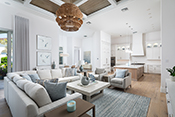 Image of family room interior design by Diana Hall Design Naples