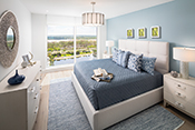 guest bedroom interior design by Diana Hall Design Naples