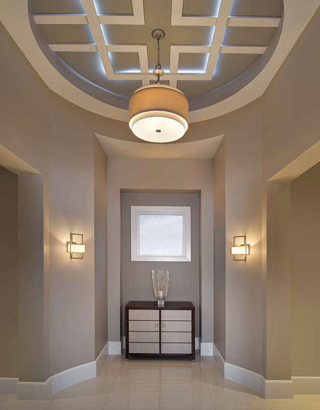 master entry interior design by Diana Hall Design Naples
