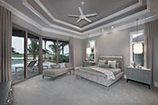 master bedroom interior design by Diana Hall Design Naples