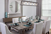 dining room interior design by Diana Hall Design Naples