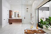 Image of master bath design by Diana Hall Design Naples
