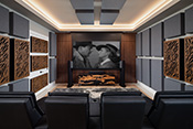 Image of theater interior design by Diana Hall Design Naples
