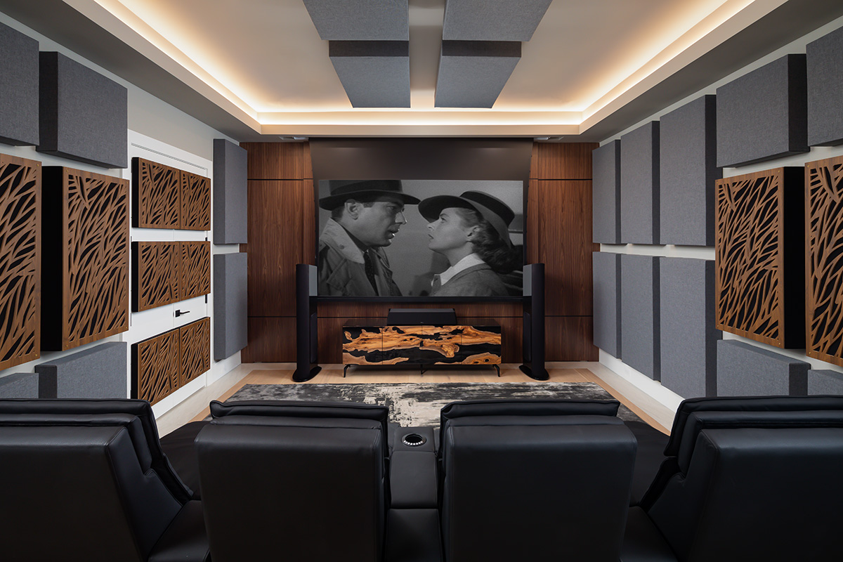 Image of theater interior design by Diana Hall Design Naples