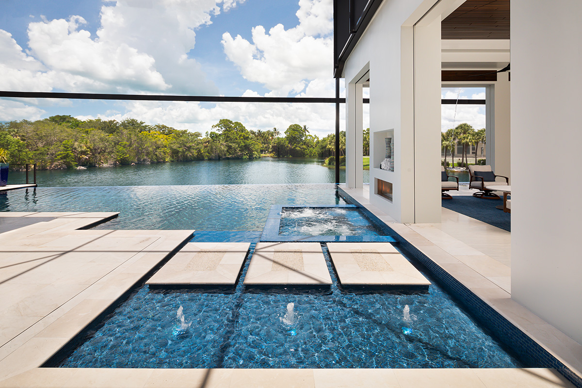 Image of pool design by Diana Hall Design Naples
