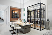 Image of bar interior design by Diana Hall Design Naples
