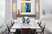 Image of dining room interior design by Diana Hall Design Naples
