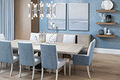 Image of dining room interior design by Diana Hall Design Naples