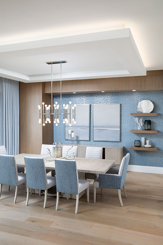 Image of dining room interior design by Diana Hall Design Naples