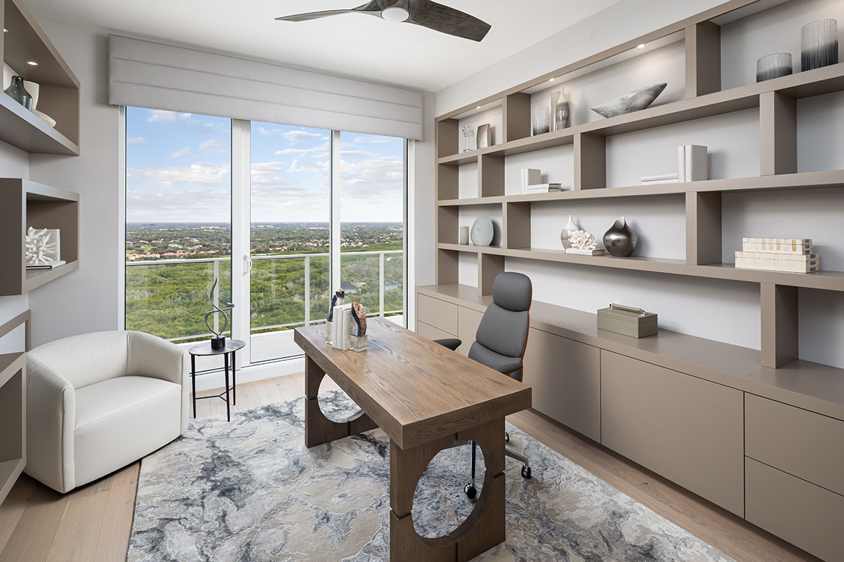 Image of office interior design by Diana Hall Design Naples