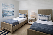 guest room interior design by Diana Hall Design Naples