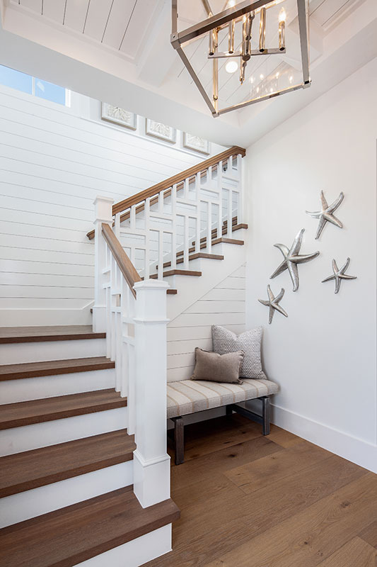 stairway interior design by Diana Hall Design