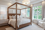 master bedroom interior design by Diana Hall Design