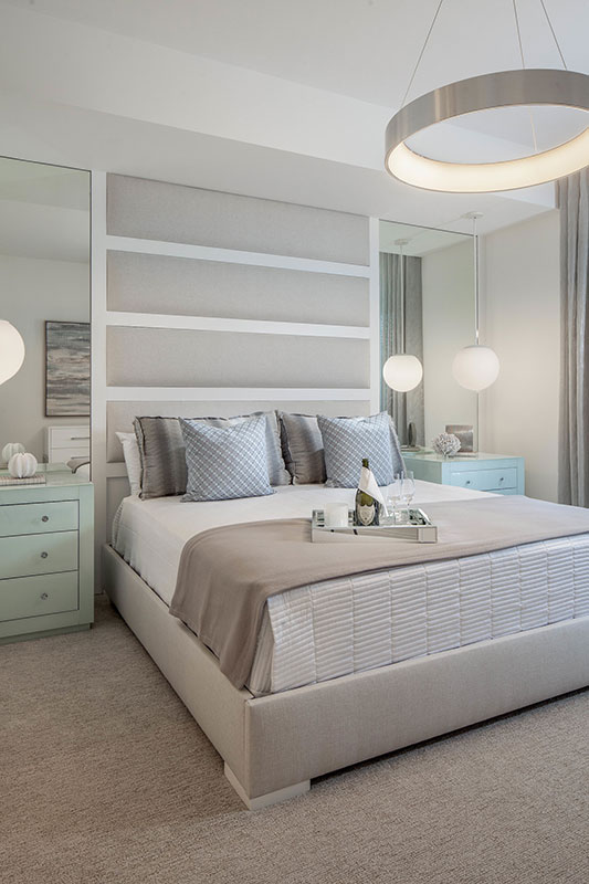 master bedroom interior design by Diana Hall Design